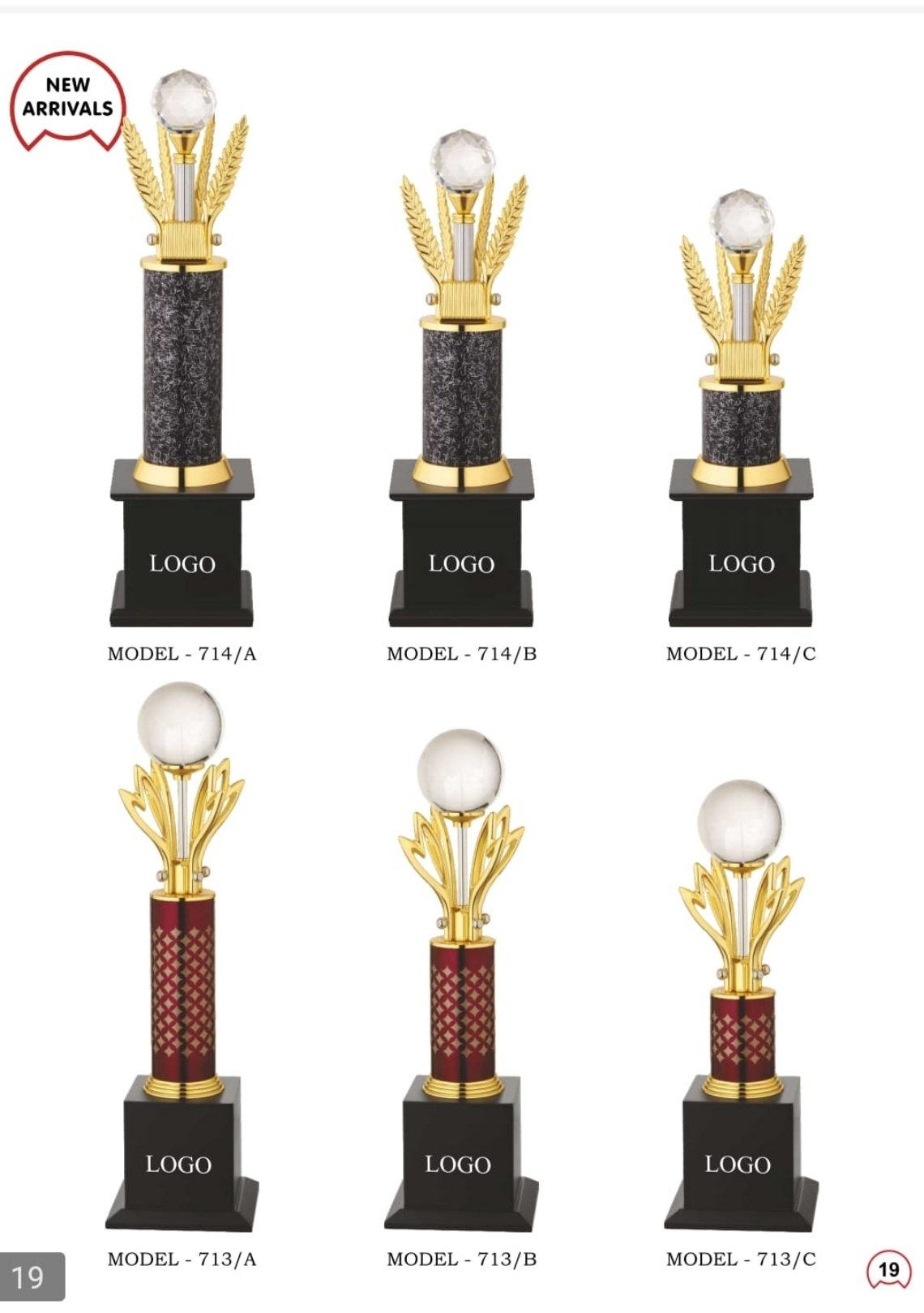 Crystal Crest Excellence Trophy Collection
